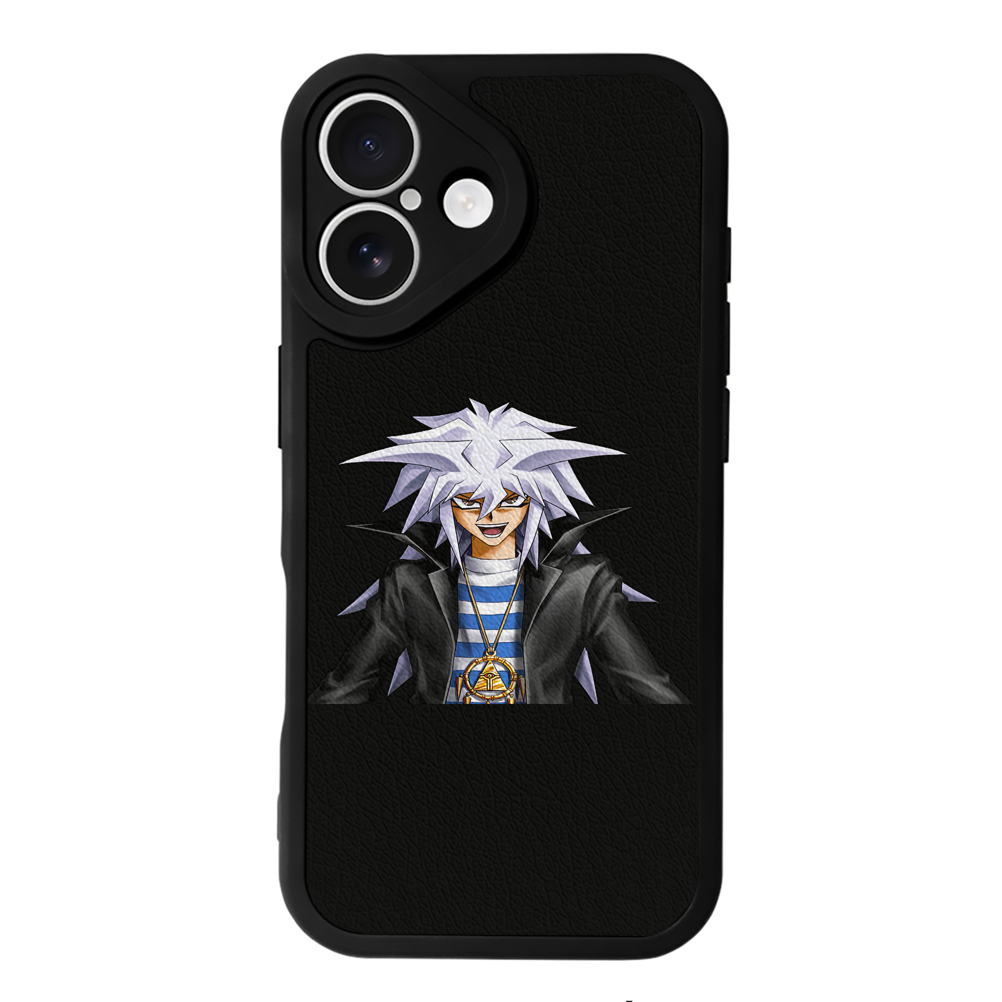 遊☆戯☆王 Yu-Gi-Oh! 【iPhone 16シリーズ対応】シリコンスマホケース（レザー調） 材質：シリコン